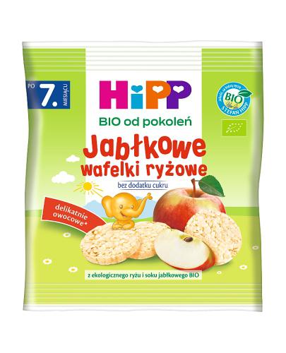 HIPP BIO Jabłkowe wafelki ryżowe po 7 m-cu - 30 g zdjęcie