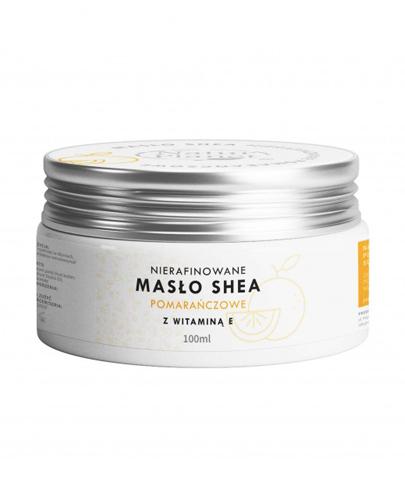 NATUR PLANET Masło shea nierafinowane pomarańczowe - 100 ml - skóra sucha, delikatna, szorstka - cena, stosowanie zdjęcie