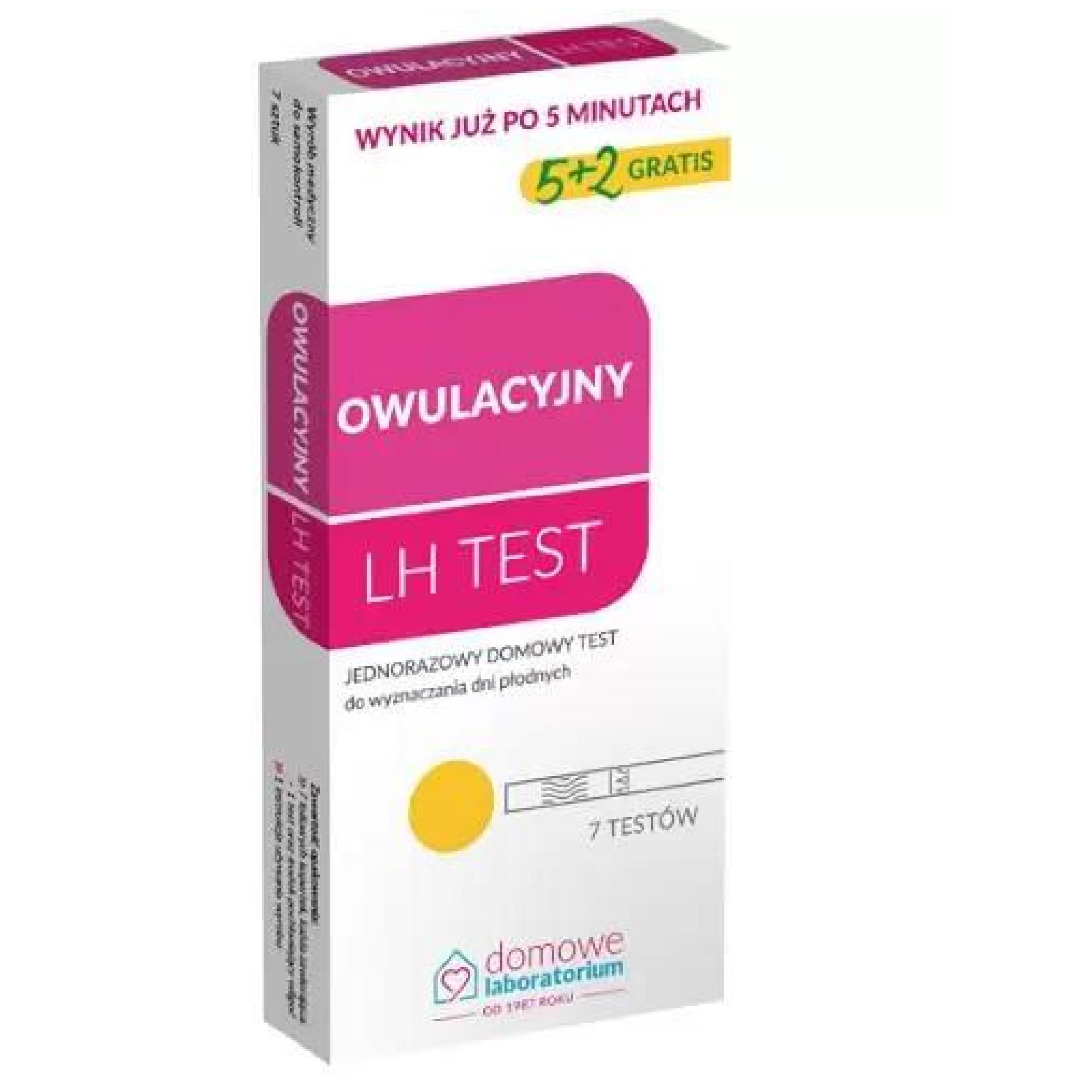 Domowe Laboratorium Owulacyjny LH Test 7 sztuk zdjęcie