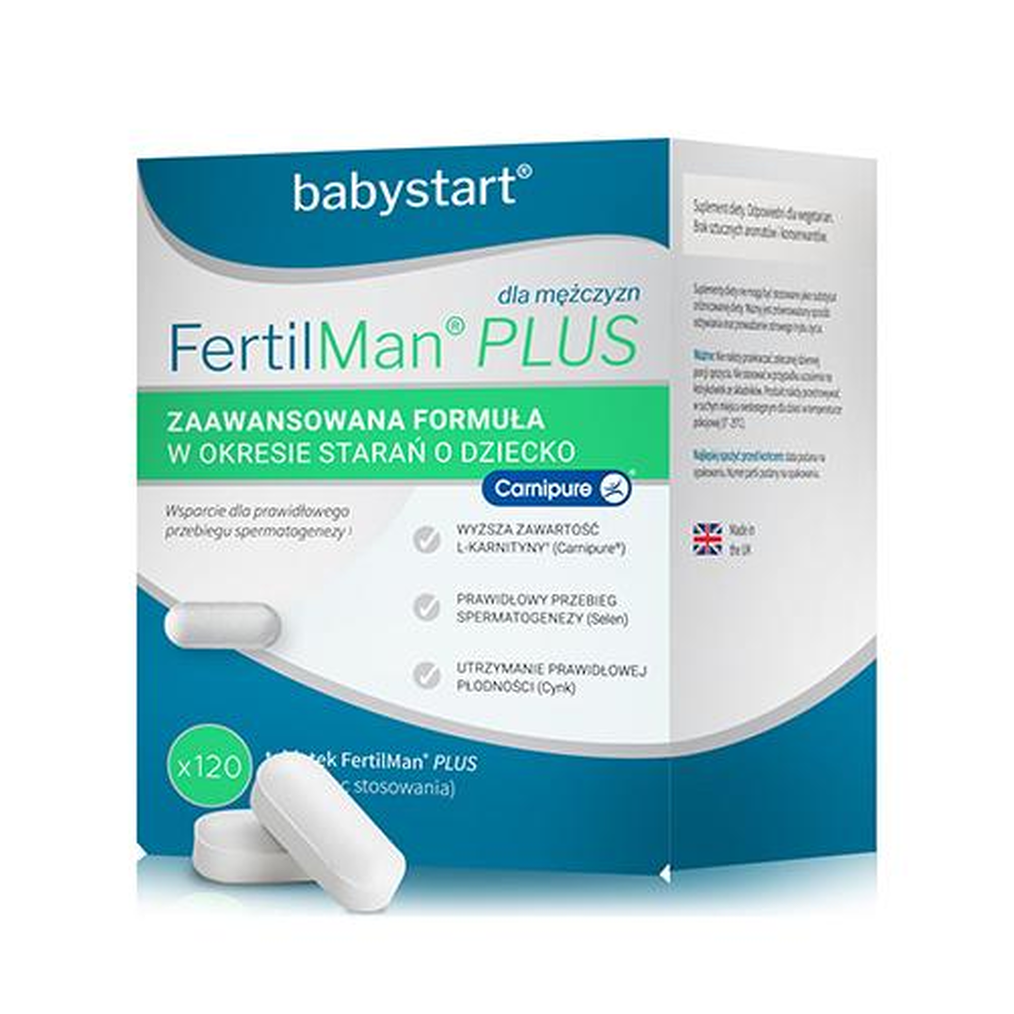 FertilMan Plus dla mężczyzn, 120 tabletek zdjęcie
