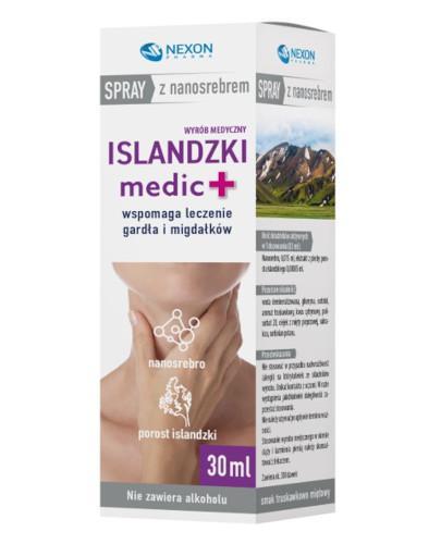 Islandzki Medic+ Spray do gardła z nanosrebrem, 30 ml zdjęcie