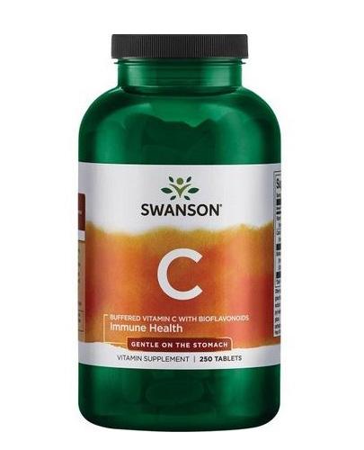 Swanson Buforowana Witamina C 1000 mg z bioflawonoidami - 250 tabl.  zdjęcie
