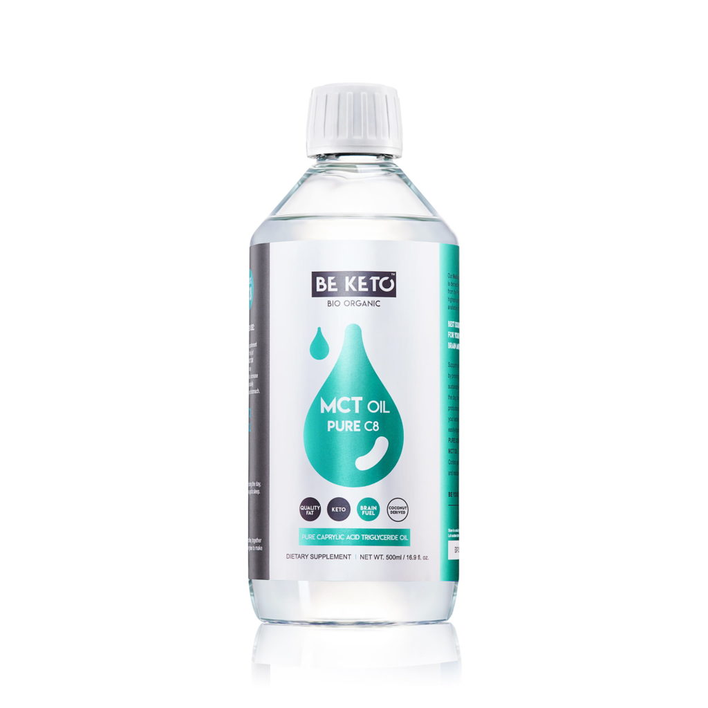 BeKeto MCT Oil Liquid C8, 500 ml zdjęcie