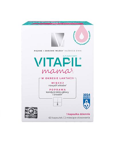 Vitapil Mama, wypadanie włosów po ciąży i podczas karmienia piersią, kapsułki twarde, 60 sztuk zdjęcie