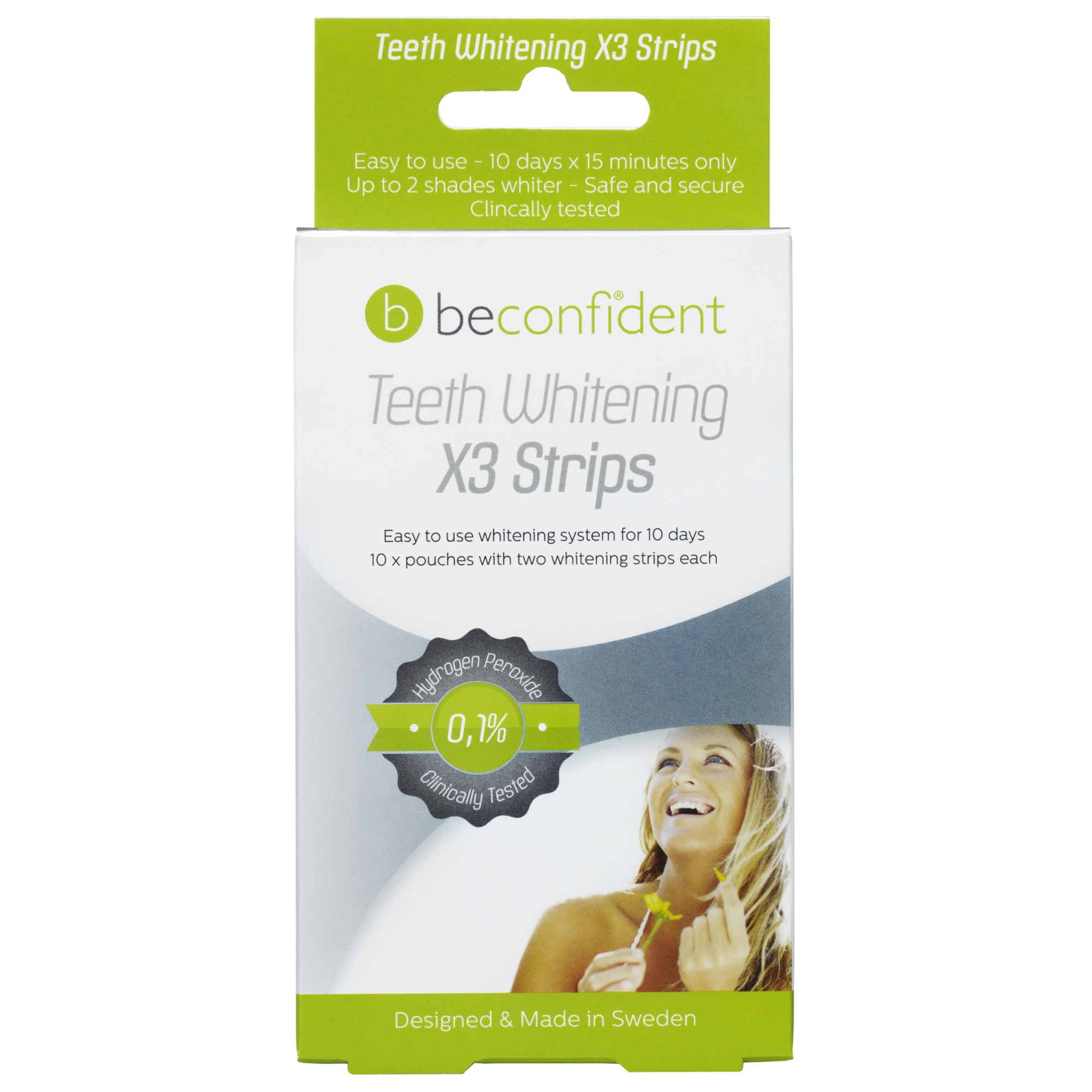 Beconfident® Paski wybielające zęby X3, 10 dni. zdjęcie