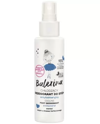 Flos-Lek Balerina chłodzący dezodorant do stóp antybakteryjny 100 ml zdjęcie