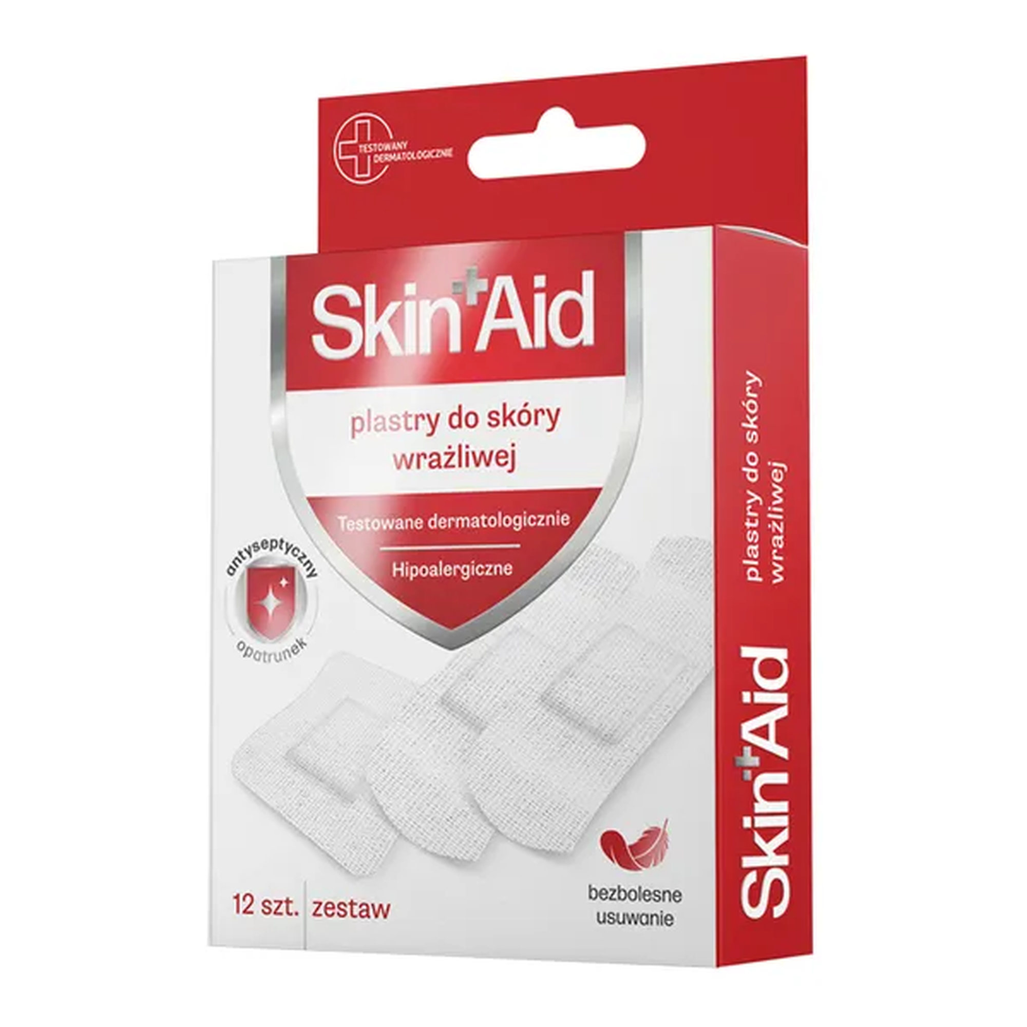 Skin Aid, plastry do skóry wrażliwej, 12 sztuk zdjęcie