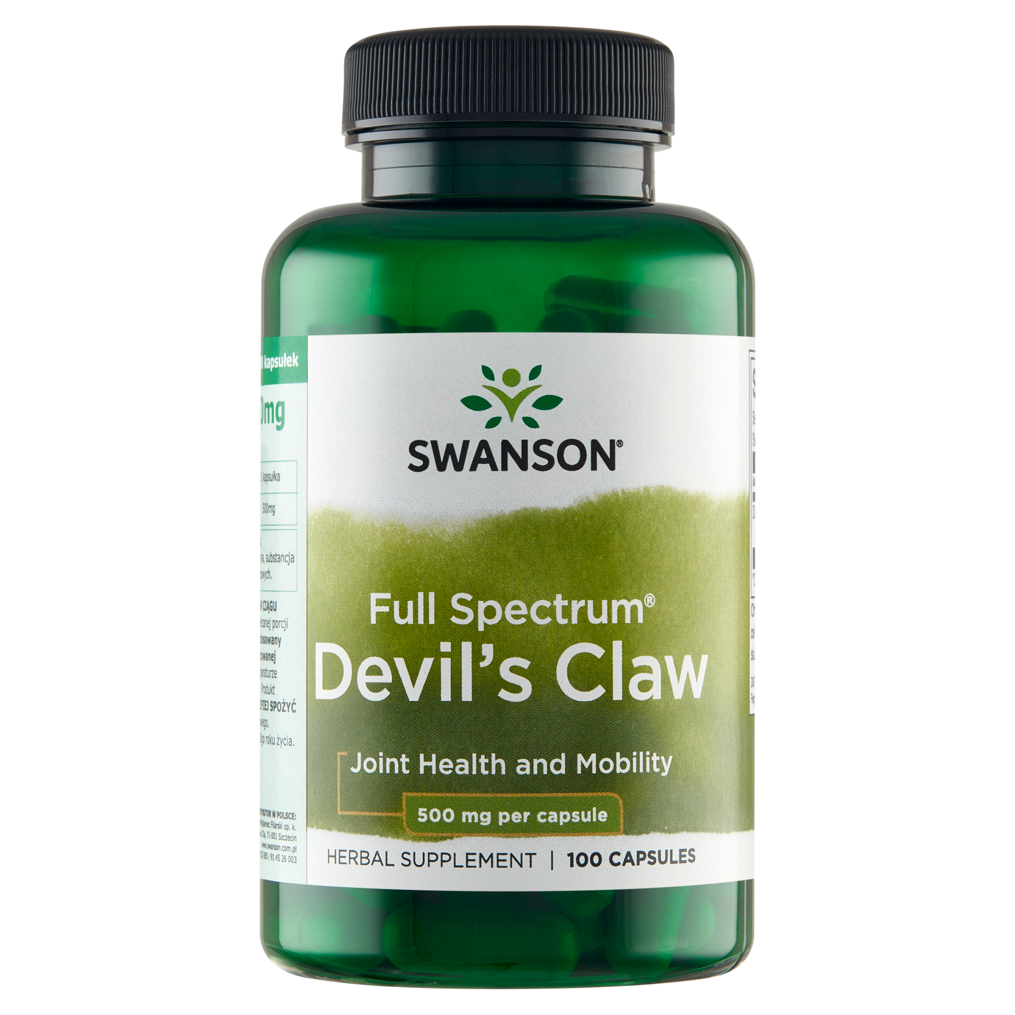 Swanson Devil's Claw (Diabelski Pazur) 500mg 100 kapsułek zdjęcie