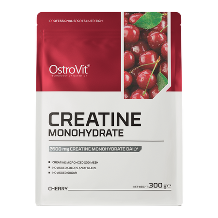 OstroVit Creatine Monohydrate Cherry, 300 g zdjęcie