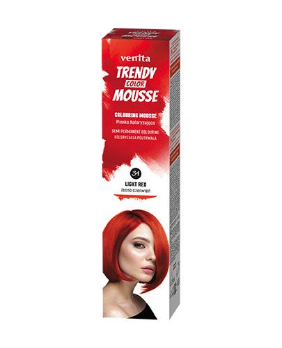 VENITA Pianka Trendy Color nr 34 Jasna czerwień, 75 ml zdjęcie