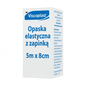 VISCOPLAST OPASKA ELASTYCZNA Z ZAPINKĄ 5 m x 8 cm - 1 szt.