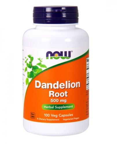 NOW FOODS Dandelion root 500 mg, 100 kapsułek zdjęcie