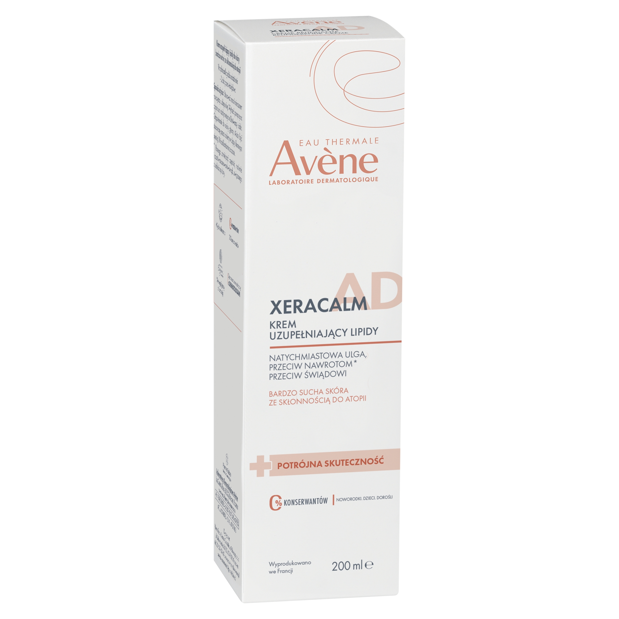 Avene Xeracalm A.D, krem uzupełniający lipidy, 200 ml zdjęcie