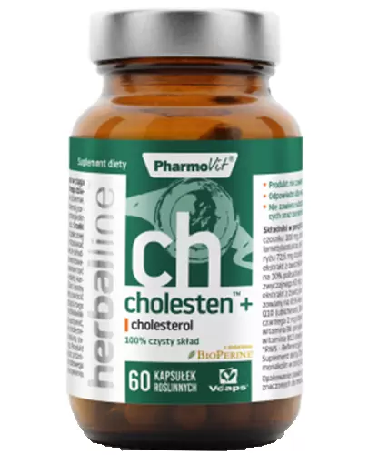 PharmoVit Cholesten+ cholesterol 60 kapsułek zdjęcie