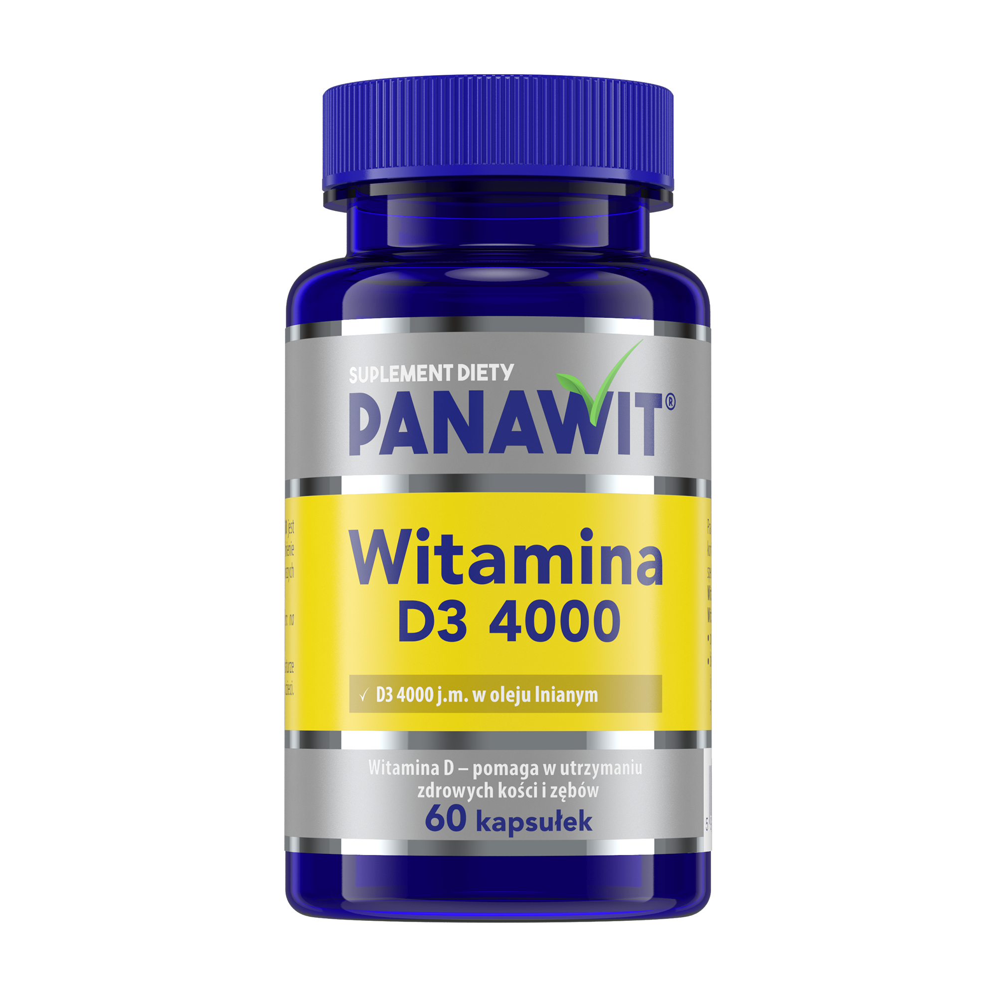 Panawit Witamina D3 4000, kapsułki, 60 sztuk zdjęcie