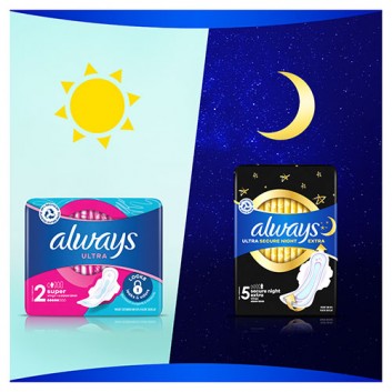 Always Ultra Super 2 Podpaski ze skrzydełkami , 32 sztuki