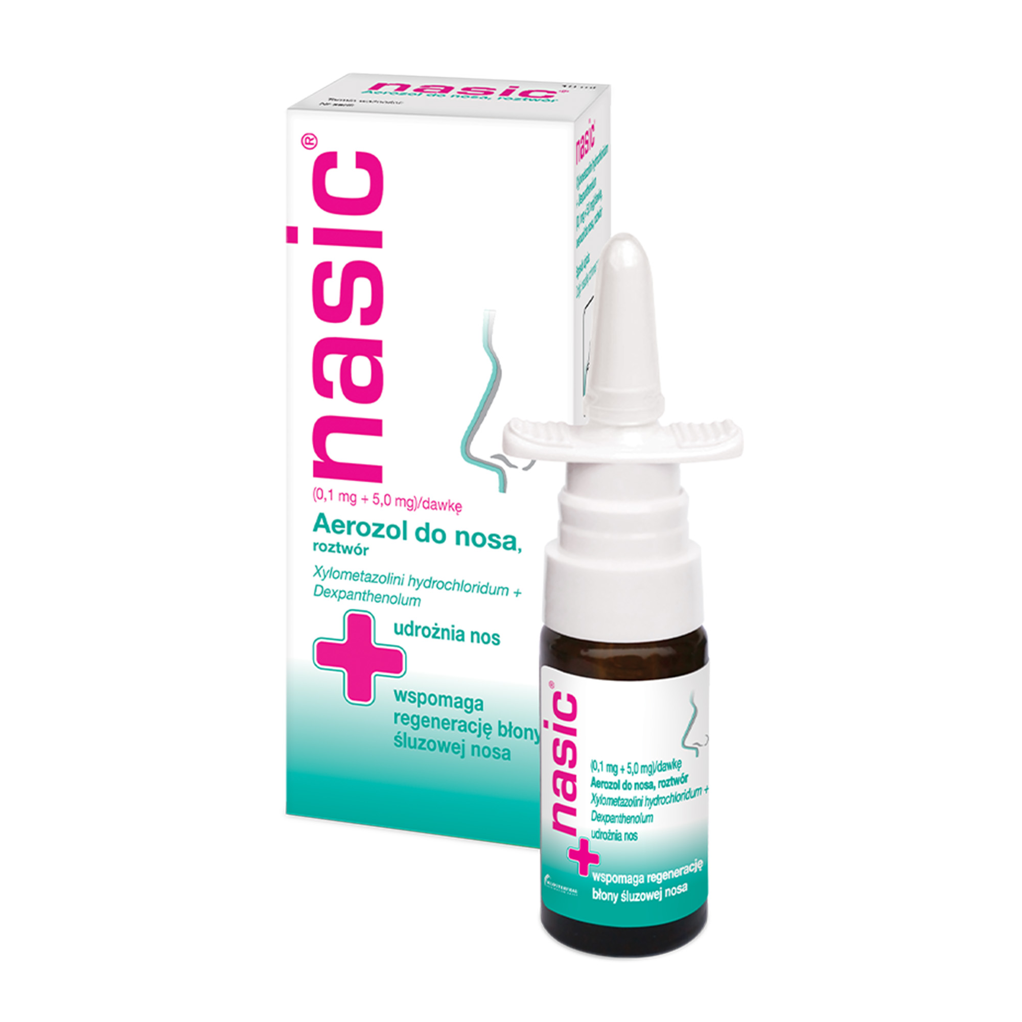 Nasic (0,1 mg + 5,0 mg)/dawkę aerozol do nosa 10 ml zdjęcie