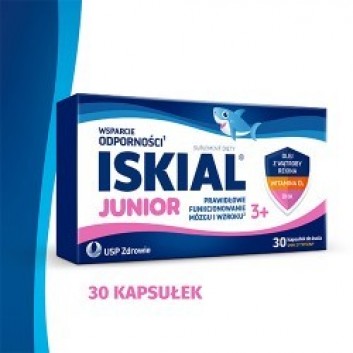ISKIAL JUNIOR kapsułki do żucia, 30 kapsułek