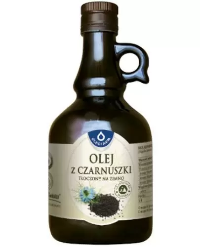 Oleofarm olej z czarnuszki tłoczony na zimno 500 ml zdjęcie