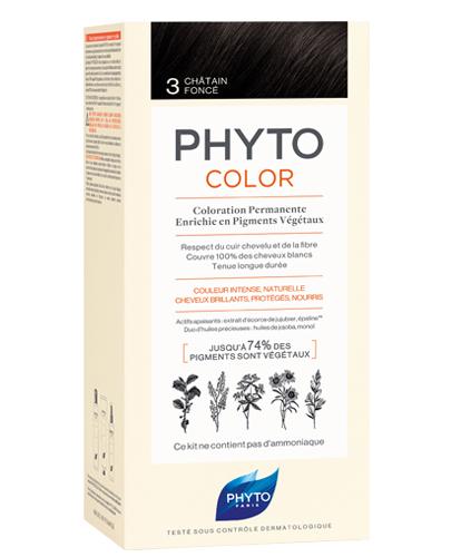 PHYTO COLOR Farba do włosów - 3 CIEMNY KASZTAN zdjęcie