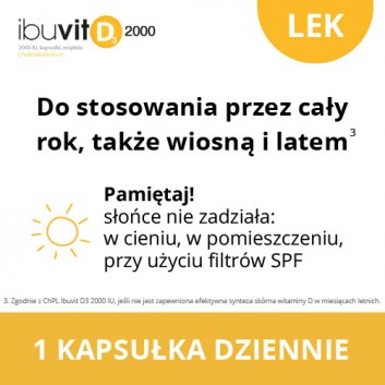 Ibuvit D3 2000 IU 60 kapsułek