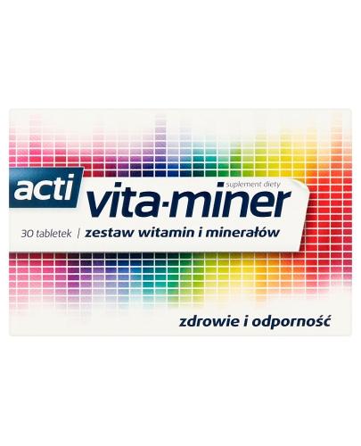 VITA-MINER Komplet niezbędnych witamin i minerałów - 30 tabl.  zdjęcie