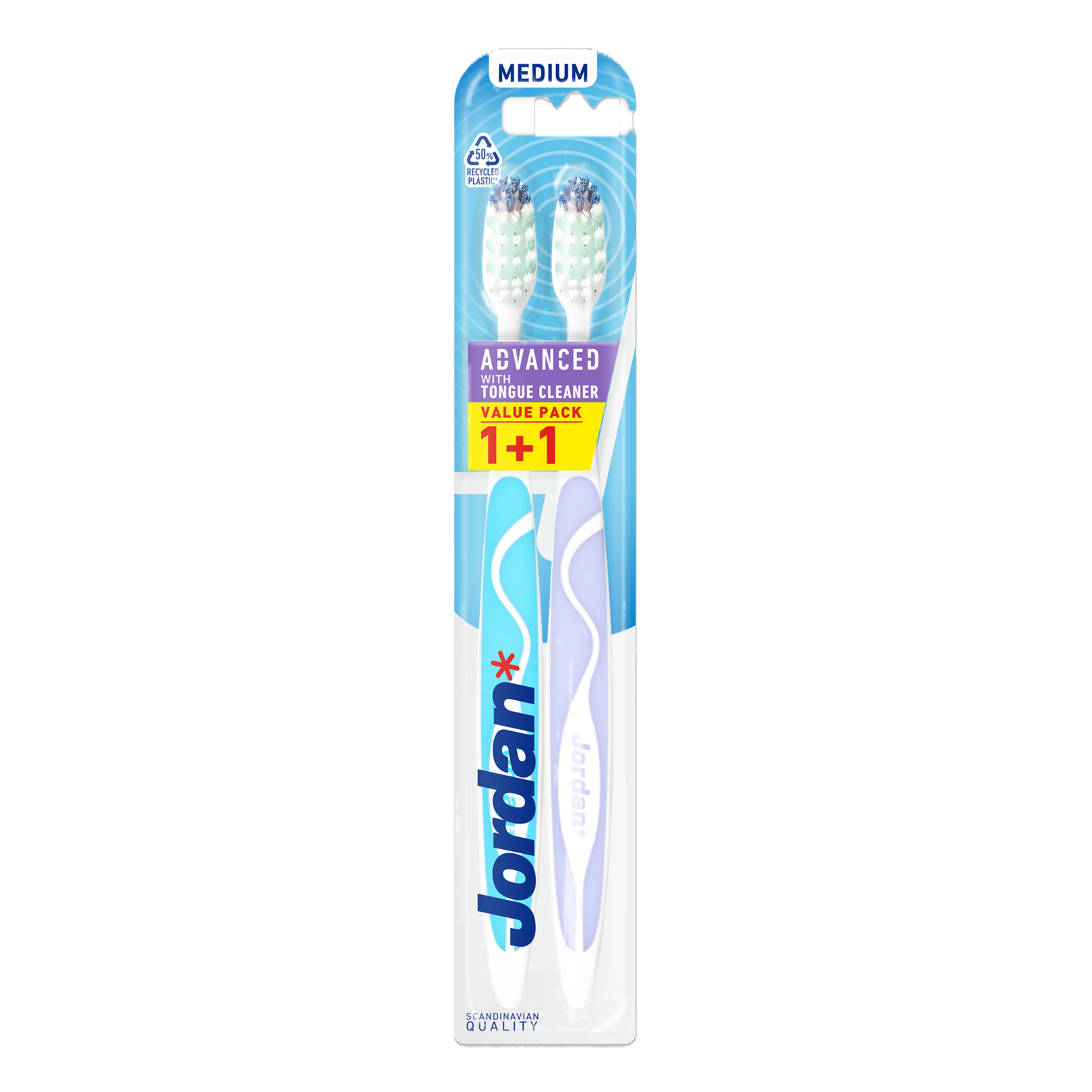 Jordan Advanced Medium, szczoteczka do zębów, 1 sztuka zdjęcie