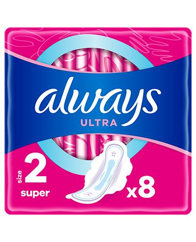 Always Ultra Super 2 Podpaski ze skrzydełkami, 8 sztuk zdjęcie