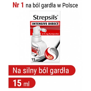 Strepsils Intensive Direct aerozol 15 ml 