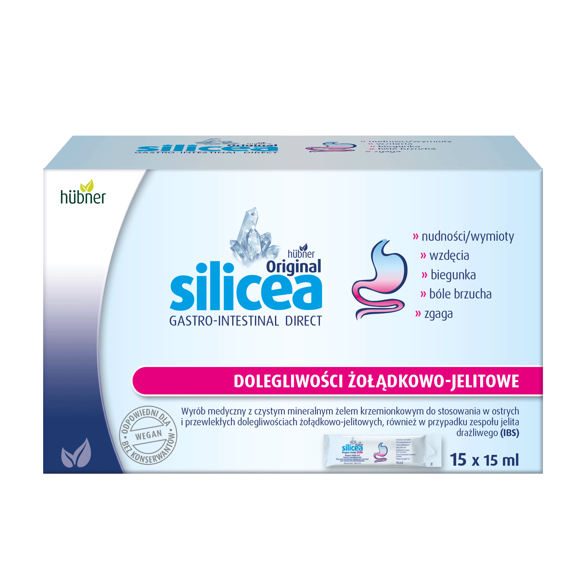 Silicea Gastro-Intestinal Direct, 15 x 15 ml zdjęcie