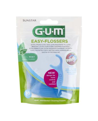 GUM Easy-Flossers nici na uchwycie 30 sztuk zdjęcie