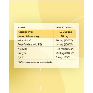 Olimp Collagen shot o smaku ananasowym 25 ml