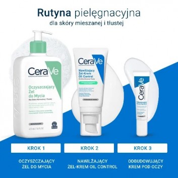 CeraVe Oil Control, nawilżający żel-krem, 52 ml