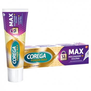 Corega Max Osłona krem mocujący do protez zębowych 40 g