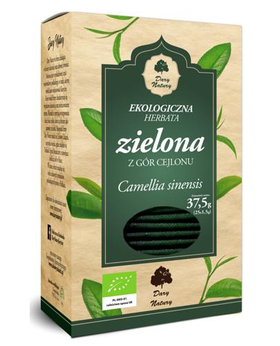 DARY NATURY Ekologiczna herbata zielona - 25 sasz. zdjęcie