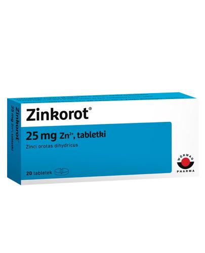 Zinkorot 25 mg Zn 20 tabletek zdjęcie