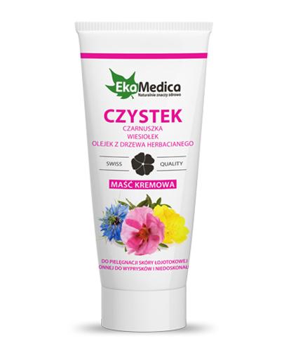 EKAMEDICA CZYSTEK Maść kremowa do pielęgnacji skóry łojotokowej skłonnej do wyprysków i niedoskonałości, 200 ml zdjęcie