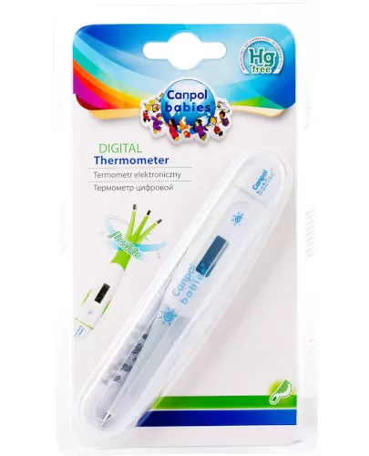 Canpol Babies termometr elektroniczny z miękką końcówką 1 sztuka [9/104] zdjęcie