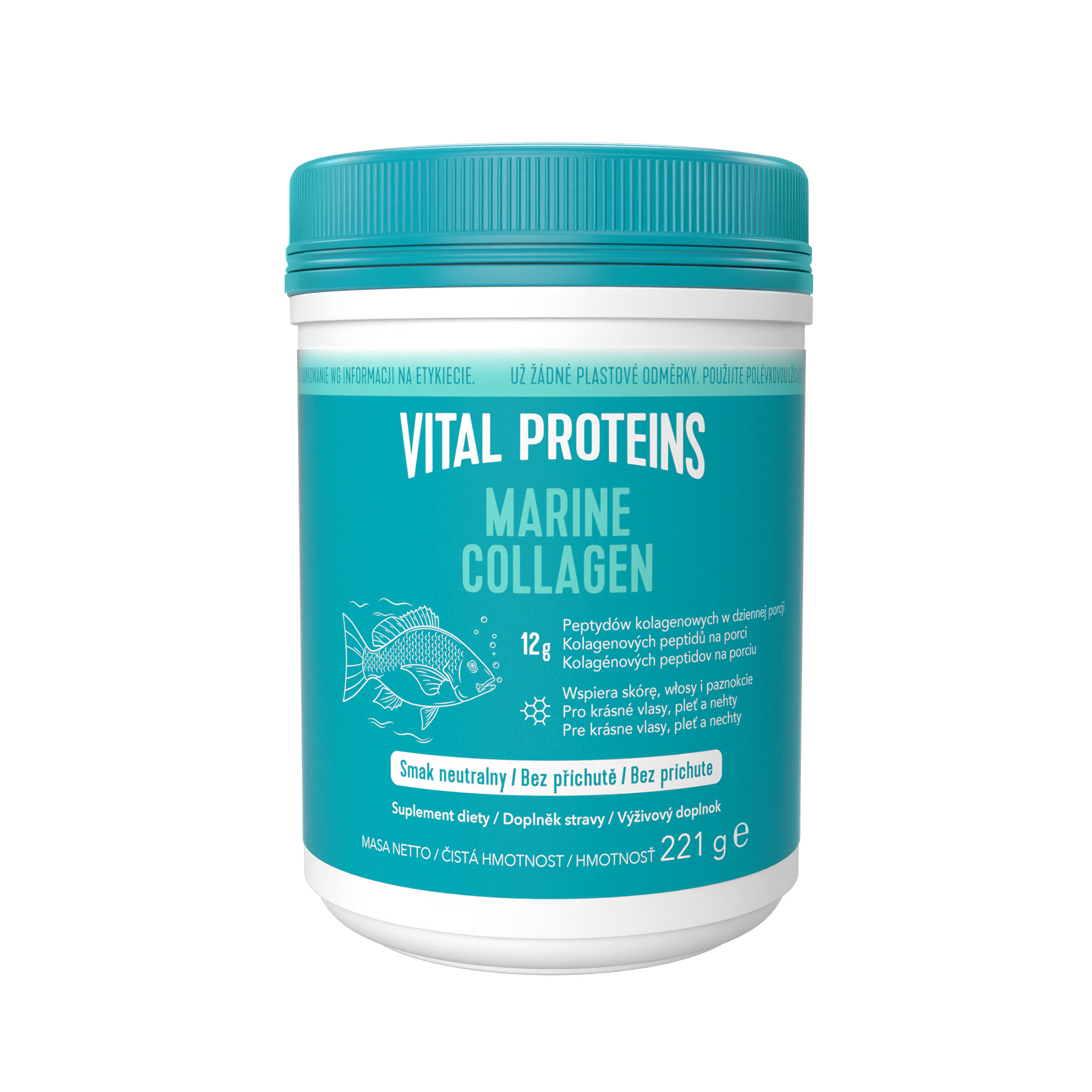 Vital Proteins Marine Collagen, smak neutralny, proszek, 221 g zdjęcie