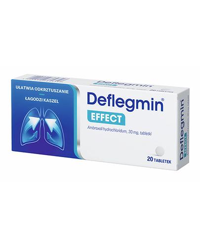 Deflegmin Effect 30 mg, tabletki, 20 sztuk zdjęcie