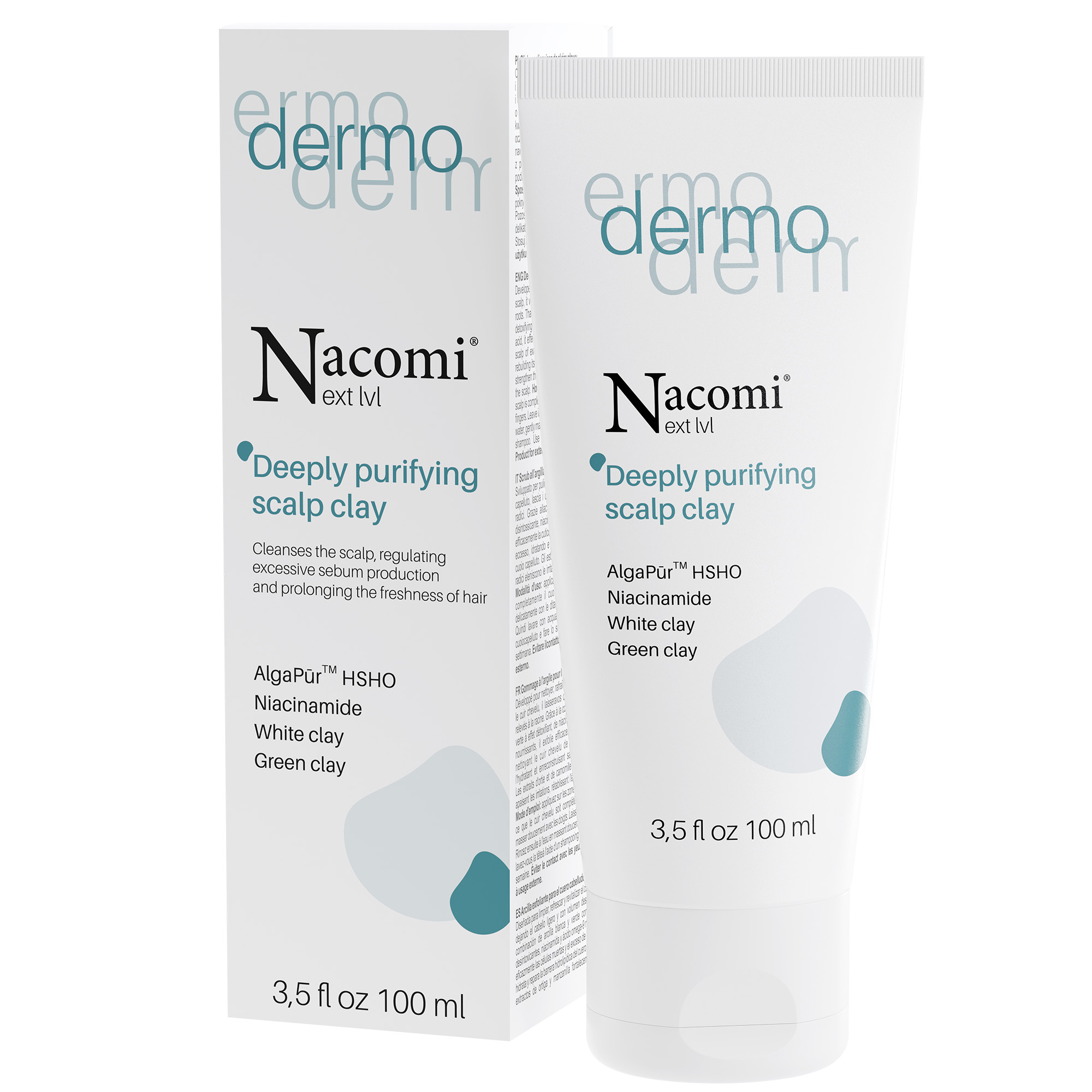 Nacomi Next Level Dermo Glinka peelingująca do skóry głowy, 100 ml zdjęcie
