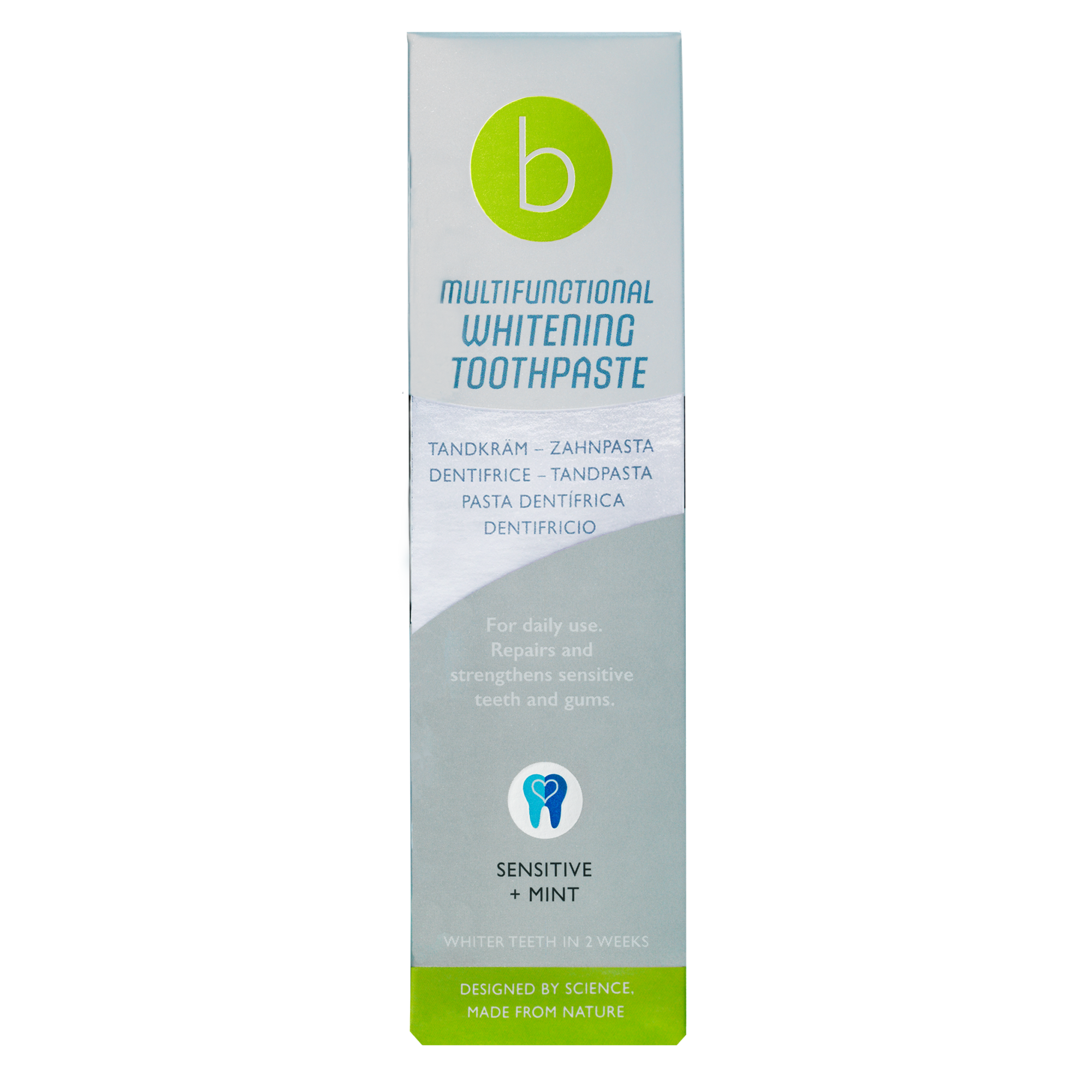 Beconfident® Wielofunkcyjna wybielająca pasta do zębów wrażliwych o smaku mięty, 75 ml zdjęcie