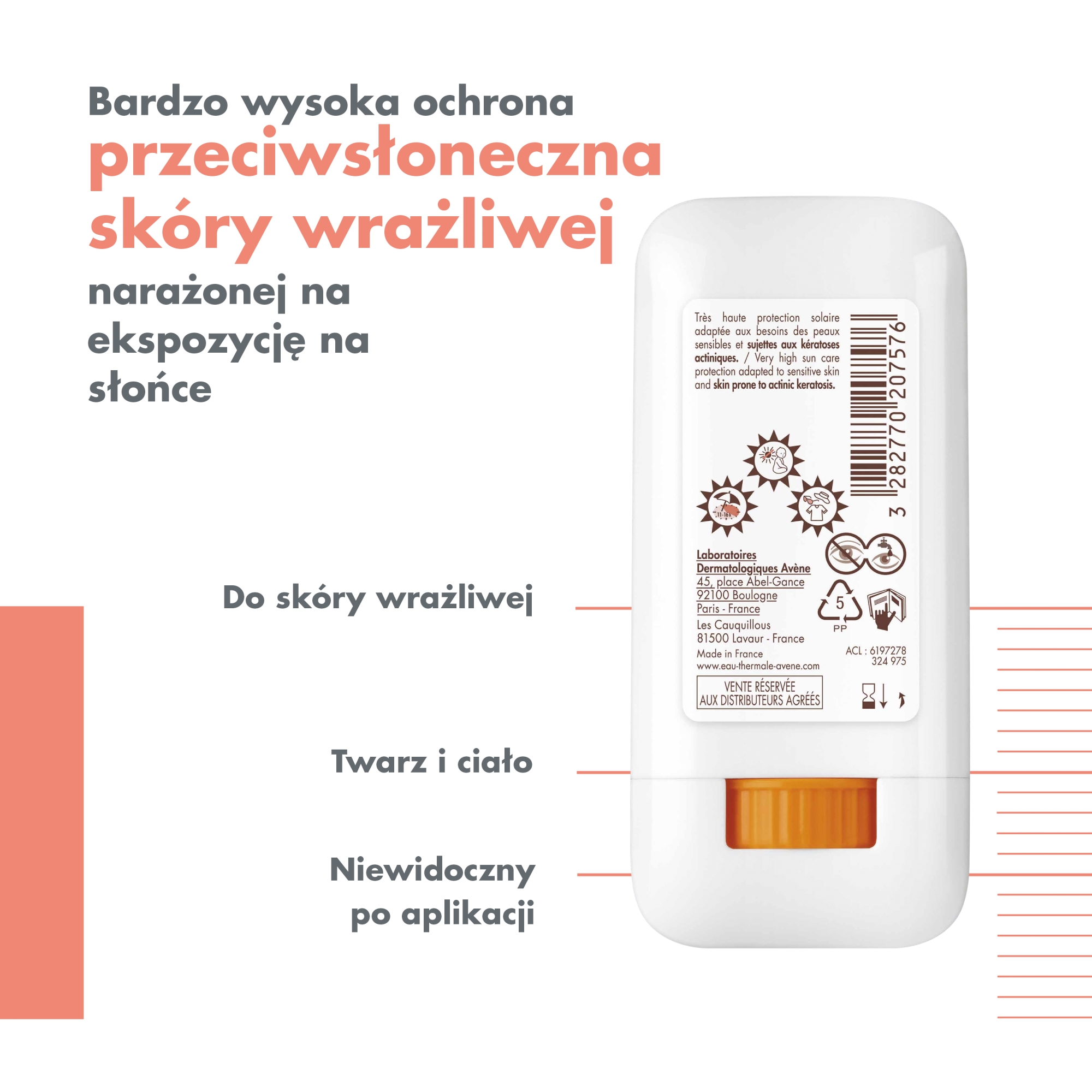 Avene SunsiStick KA SPF 50+ 10 g