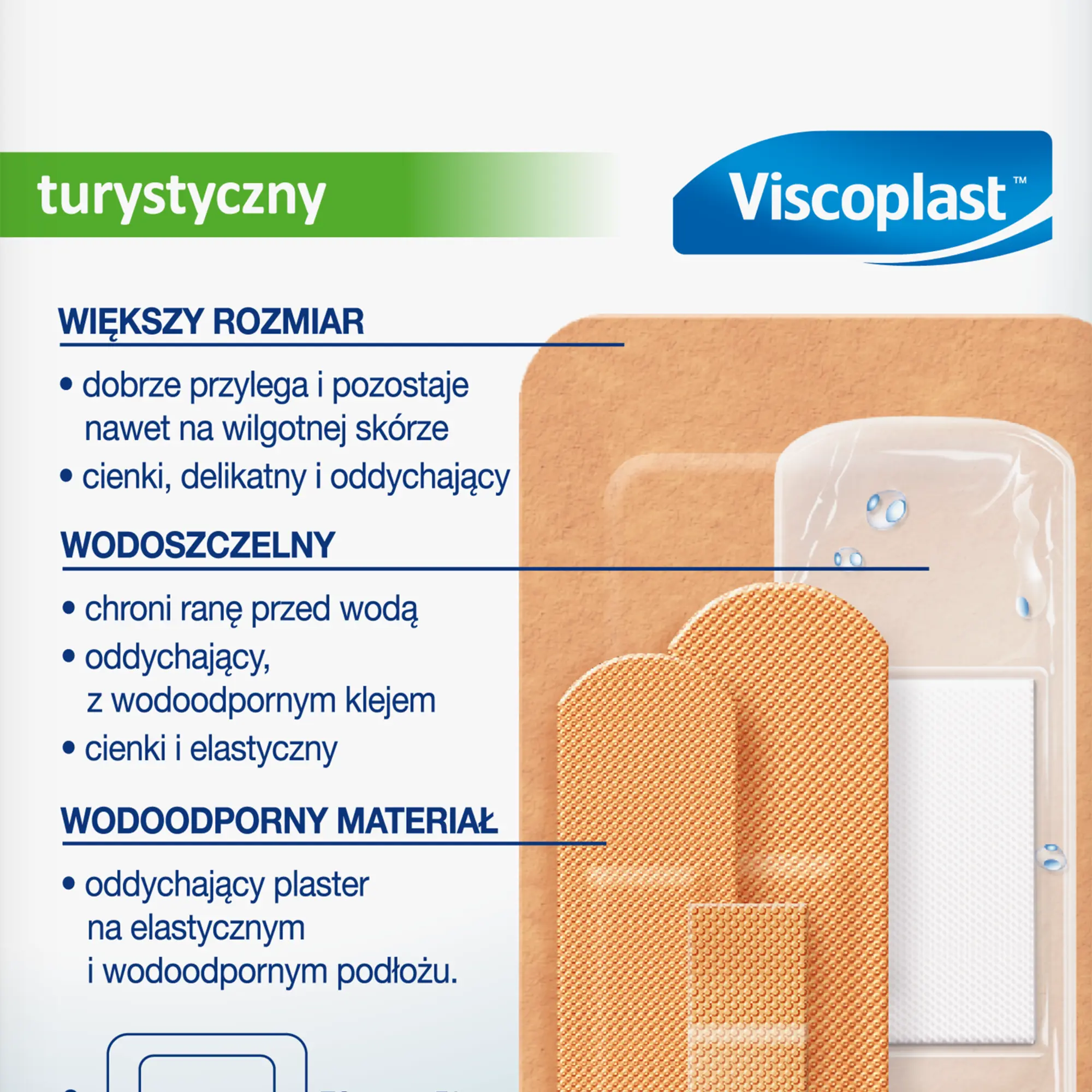 Viscoplast Turystyczny zestaw plastrów 22 sztuki