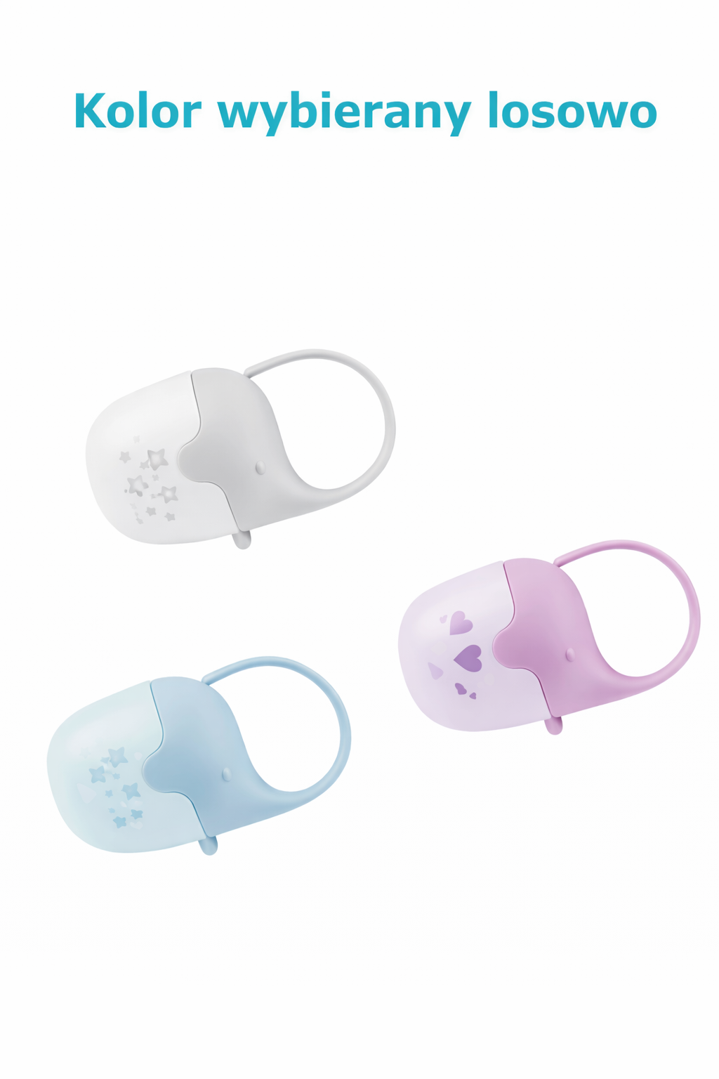 Babyono pojemnik na smoczek słonik, 1 sztuka [529/01]