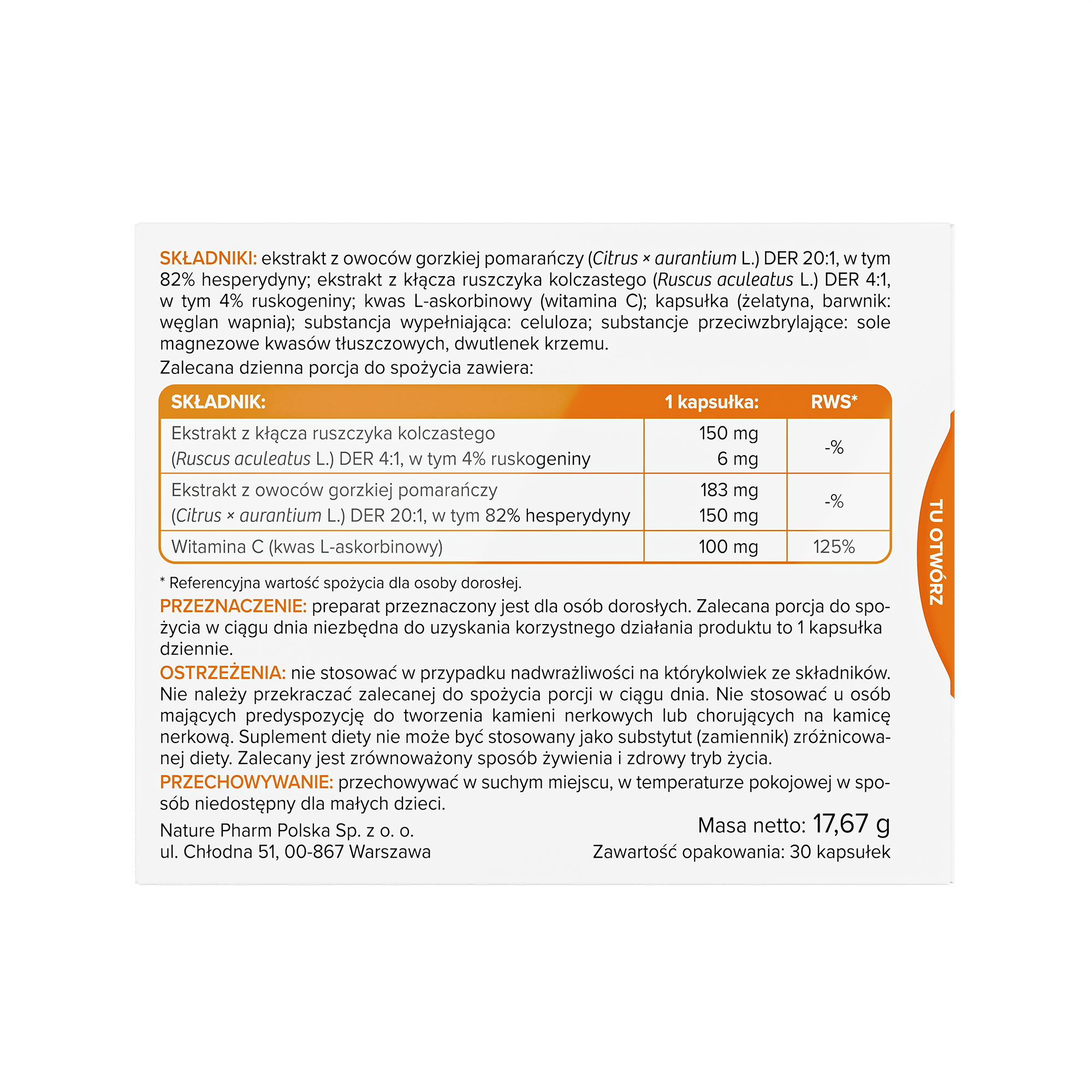 Cyklo3caps, 30 kapsułek