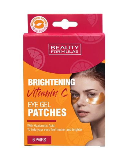 Beauty Formulas Żelowe Rozjaśniające Płatki pod oczy z witaminą C, 6 par zdjęcie