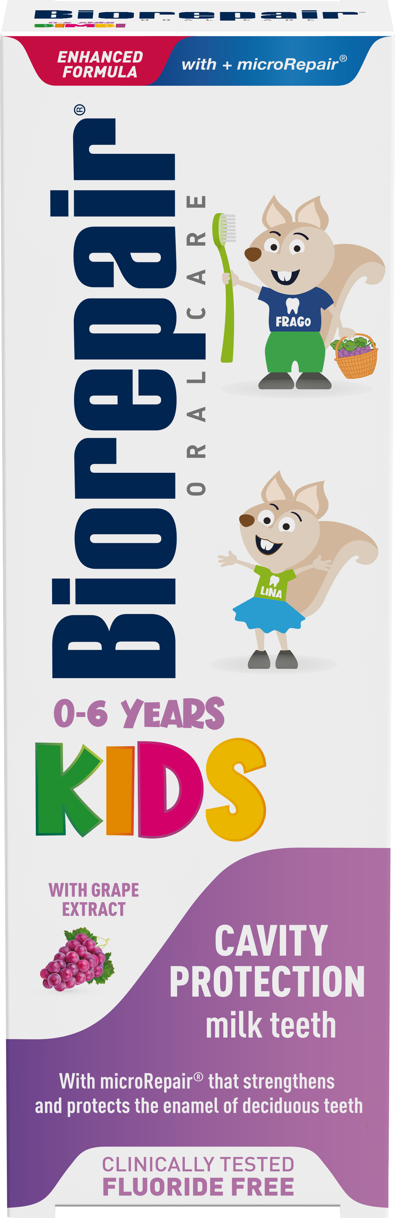 Biorepair Kids 0-6 Pasta Winogronowa, 75 ml zdjęcie