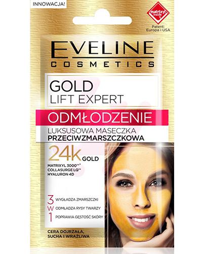 Eveline Gold Lift Expert Odmłodzenie Maseczka przeciwzmarszczkowa, 7 ml, cena, opinie, właściwości zdjęcie
