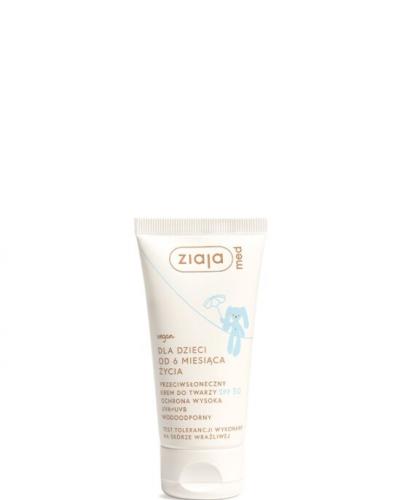 Ziaja Med Krem przeciwsłoneczny do twarzy SPF 50, 50 ml zdjęcie